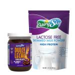 DairySky Dulce de Leche Sabor a Chocolate & Lactose Free Milk Powder 16oz