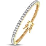 Femme Luxe Sara Diamond Tennis Bracelet for Women (5.00 Carats, G-H Color, I2 Clarity), 14K Gold, with Gift Box, Giftable Jewelry