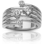 Madina Jewelry 0.50 ct Ladies Round and Princess Cut Diamond Anniversary Ring in Platinum