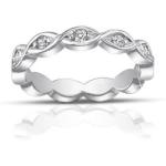Madina Jewelry 0.60 ct Ladies Round Cut Diamond Eternity Band Ring in Platinum