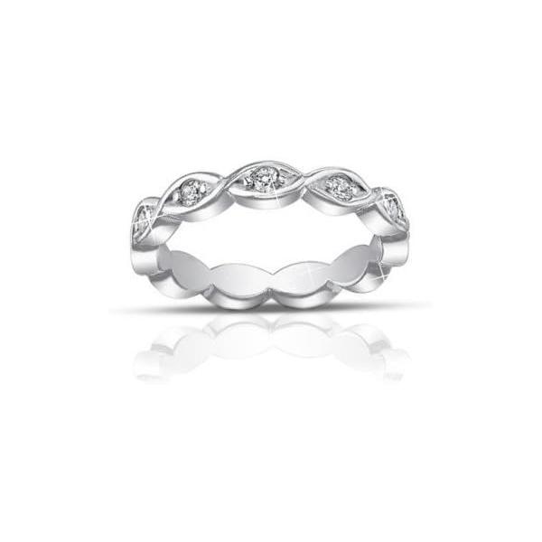 Madina Jewelry 0.60 ct Ladies Round Cut Diamond Eternity Band Ring in Platinum