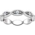 Madina Jewelry 0.80 ct Ladies Round Cut Diamond Eternity Band Ring in 18 kt White Gold