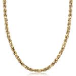 PORI JEWELERS 10K Yellow Gold 1.5MM,2MM,2.5MM,3MM,3.5,4MM,5MM,7MM, Diamond Cut Rope Chain Necklace Unisex Sizes 16"-30"