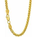 14K Yellow Gold 2.7mm, 3.1mm, 4.1mm OR 5.2mm Shiny Diamond-Cut Classic Semi-Solid Franco Chain Necklace Or Bracelet for Pendants and Charms Lobster-Claw Clasp (7.5", 8", 8.75, 18", 20" 22" 24" 28”)