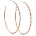 Kendra Scott White Diamond Nia Hoop Earrings in 14k Gold, Fine Jewelry for Women