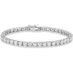 14K Gold Lab Grown Diamond Tennis Bracelet (5-10 cttw, E-F Color, VS1 Clarity), 7"