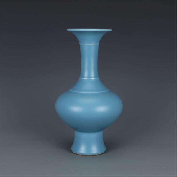 ZSEDP Hand-Made Ornaments of Antique Porcelain Vase Blue Vases Home Decoration