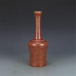 ZSEDP Red Kiln Change Bell Ringer Porcelain Vase Antique Collection Ornaments