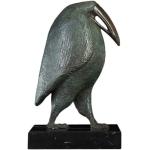XXXDXDP Office Decoration Antique Bronze Green Seafowl Animal Bird Statue Sculpture Abstract Seabird Figurines Art Decor