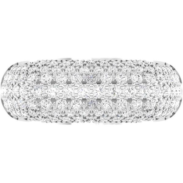 VVS Certified Antique Square Design 18K White Gold/Yellow Gold/Rose Gold With 1.58 Carat Round Shape Natural Diamond Wedding Ring For Men