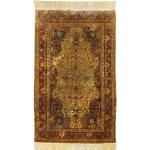Yilong Carpet 3x5ft Pure Hand Knotted Silk Tapestry Iranian Antique Rug Art Decor Rug