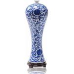 ZSEDP Antique Blue and White Ceramic Beauty Vase Design Porcelain Flower Handmade Home Decoration Flower Vases