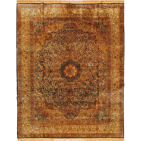 TIANJIANG Carpet 8x10ft Silk Hand Knotted Rugs Large Antique Carpets Decorative Rugs