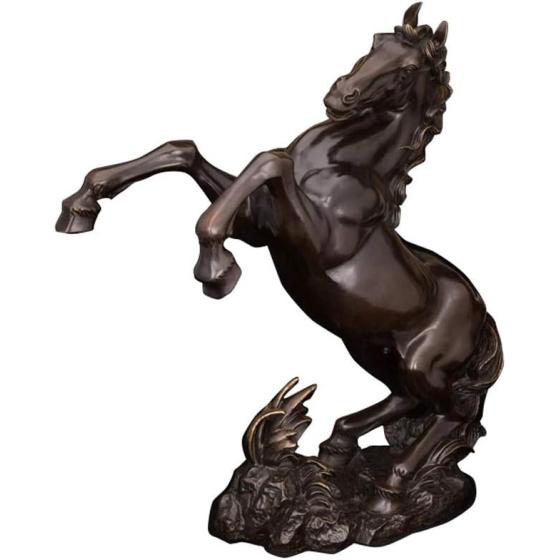 n/a Office Decoration Usage Bronze Metal Horse Statue Custom Antique Jumping Bronze Horse Sculpture Figurines