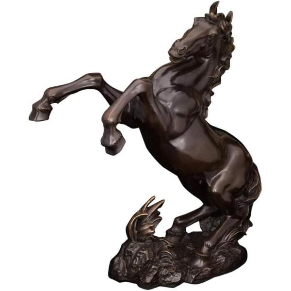 n/a Office Decoration Usage Bronze Metal Horse Statue Custom Antique Jumping Bronze Horse Sculpture Figurines