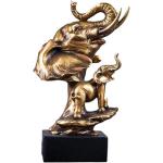 FKGJKT Antique Copper Fengshui Statue Home Decoration Retro Elephant Sculpture Office Decoration Ornaments Wedding Gift