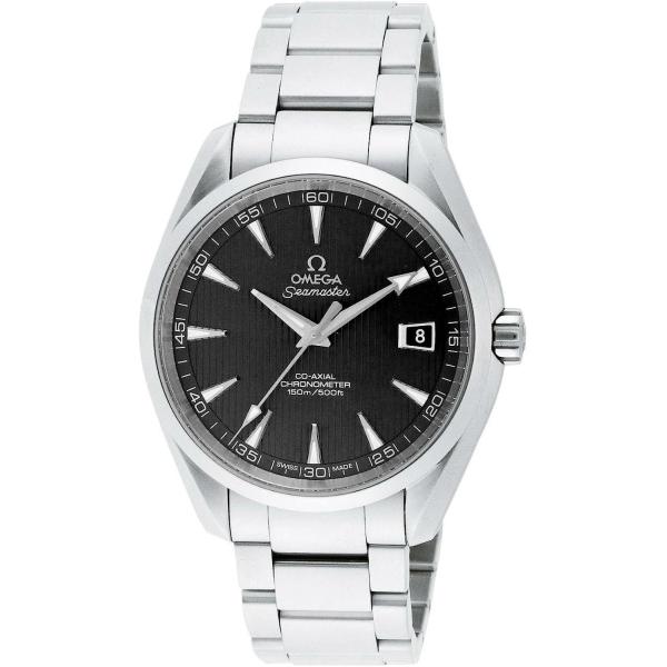 Omega Men's 231.10.42.21.06.001 Seamaster Aqua Terra Chronometer Black Dial Watch
