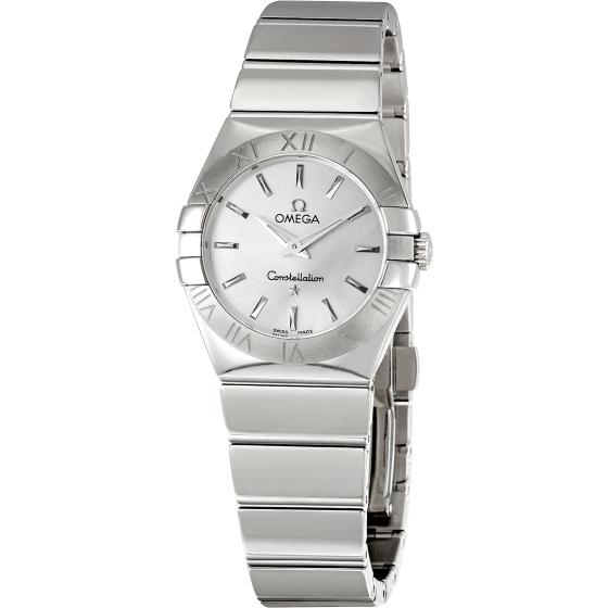 Omega Women's 123.10.27.60.02.002 Constellation Silver Dial Watch