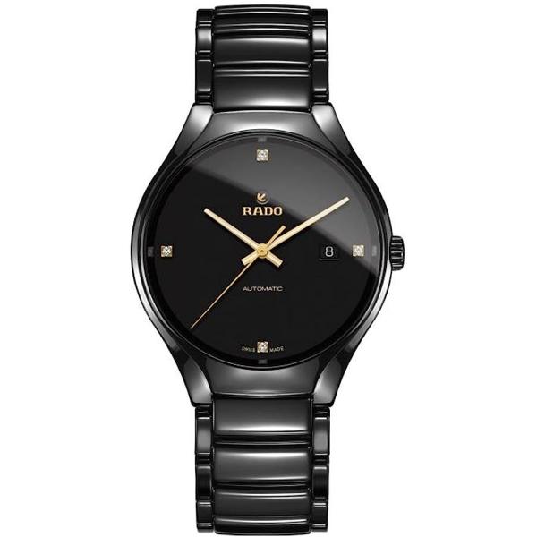 Rado R27056712 True Automatic Mens Watch - Black Dial