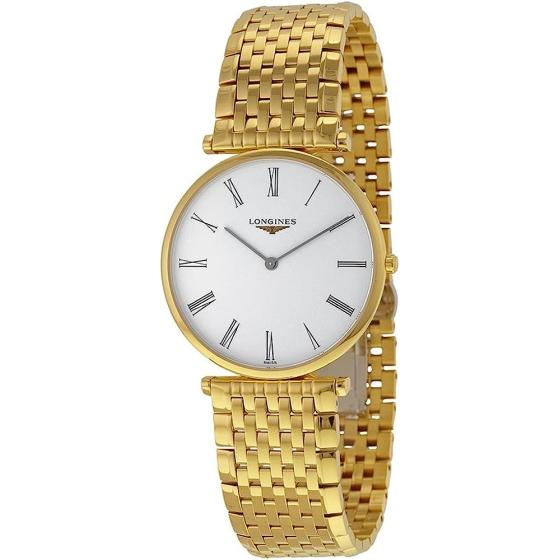 Longines La Grande Classique Quartz White Dial Gold-tone Case Mens Watch L4.755.2.11.8