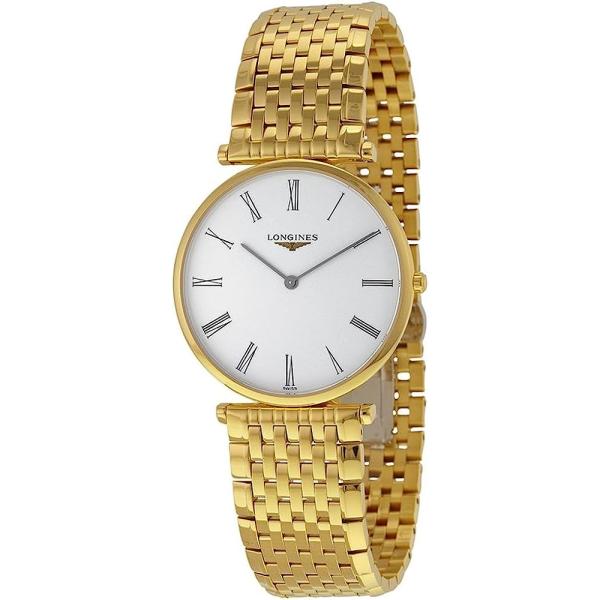 Longines La Grande Classique Quartz White Dial Gold-tone Case Mens Watch L4.755.2.11.8