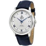 Omega De Ville Automatic Co-Axial Chronometer Blue Leather Strap 424.13.40.20.02.003
