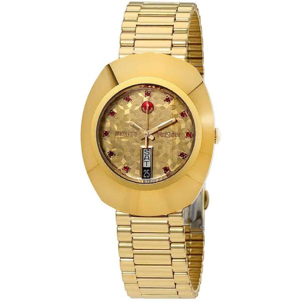 Rado Original L Automatic Yellow Gold Dial Mens Watch R12413653