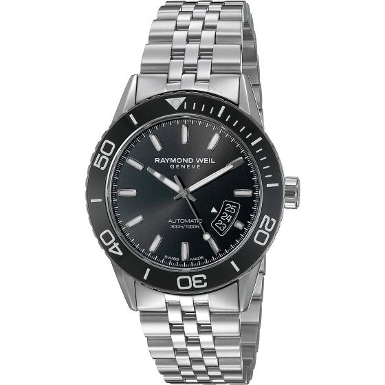 Raymond Weil Men's 'Freelancer' Swiss Automatic Stainless Steel Casual Watch, Color:Silver-Toned (Model: 2760-ST1-20001)