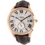 Cartier Drive Silver Dial 18KT Rosegold Automatic Men's Watch WGNM0003