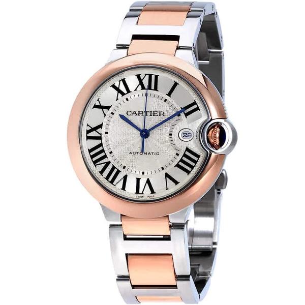 Cartier Ballon Bleu De Cartier Guilloche Dial Automatic Men's Watch W2BB0004