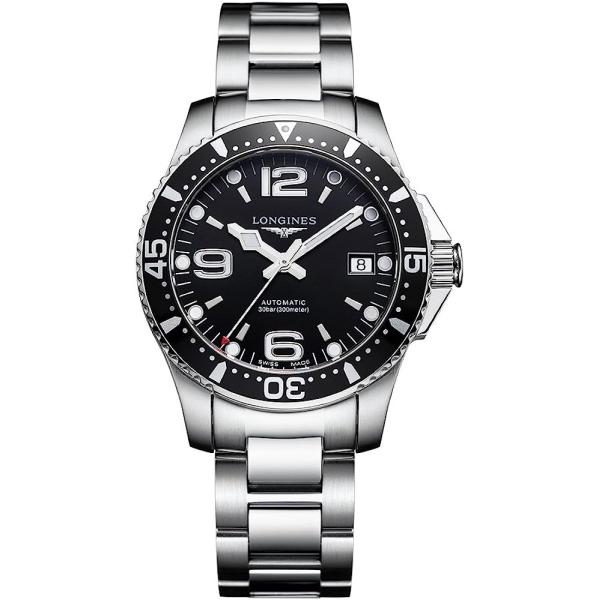 Longines HydroConquest Black Dial Automatic Mens Watch L3.741.4.56.6