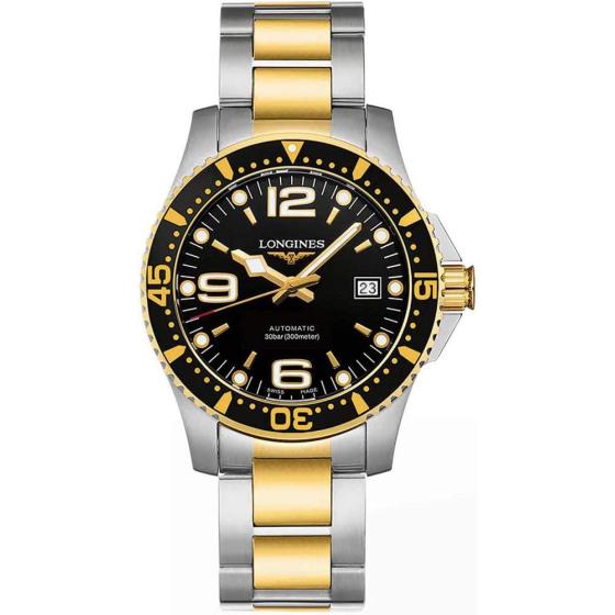 Longines Hydroconquest Automatic Black Dial Mens Watch L37423567