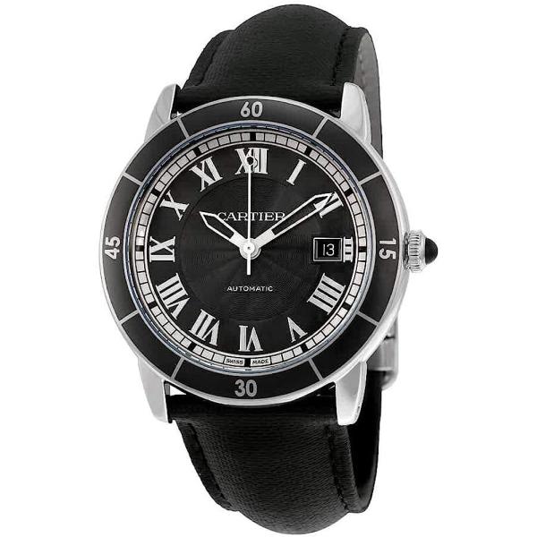 CARTIER Men's WSRN0003 Analog Display Swiss Automatic Black Watch
