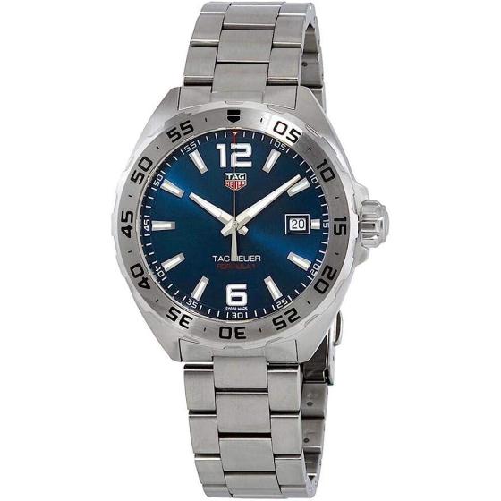 Tag Heuer Formula 1 Blue Dial Stainless Steel Men's Watch WAZ1118.BA0875