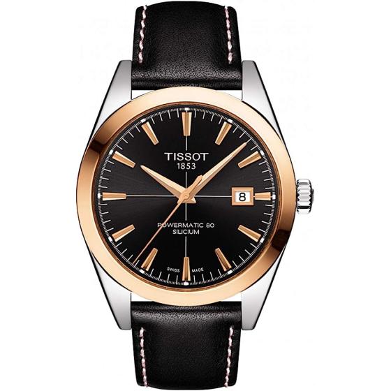 Tissot T-Gold Automatic Black Dial Men's Watch T927.407.46.051.00