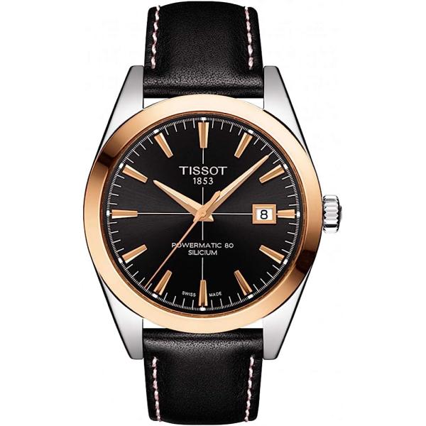 Tissot T-Gold Automatic Black Dial Men's Watch T927.407.46.051.00