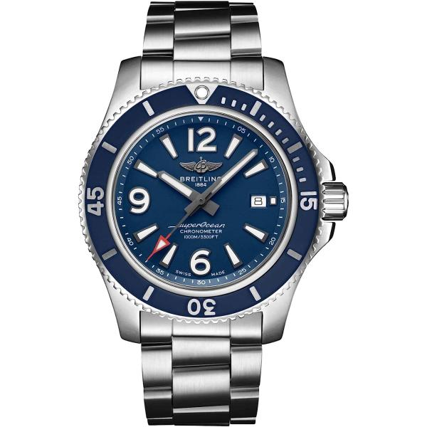 Mens Breitling Superocean 44mm Watch 1000 Meter Waterproof