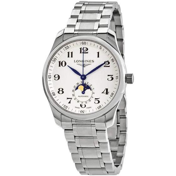 Longines Master Automatic Moonphase Silver Dial Men's Watch L29094786