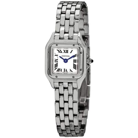 Cartier Panthere Mini Silver Dial Ladies Watch WSPN0019