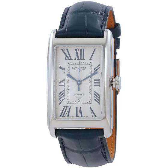 Longines Dolce Vita Mens 21MM SS Blue Leather L5.767.4.71.9
