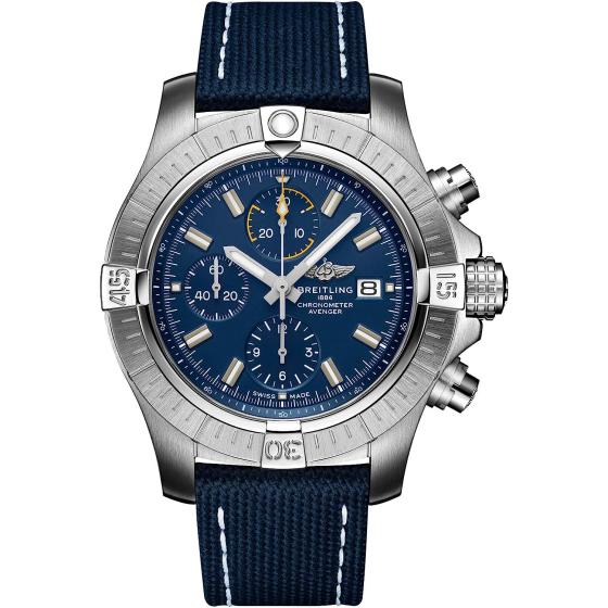 Breitling Avenger Chronograph 45mm Mens Blue Watch