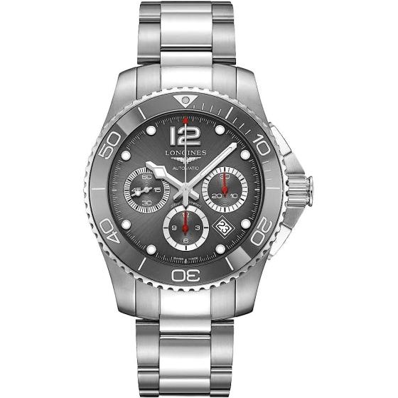 Longines HydroConquest Chronograph Automatic Grey Dial Men's Watch L3.883.4.76.6