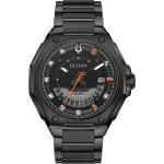 Bulova Marc Anthony Mens Series X Diamond Dial Black Ion-Plated Watch, Style: 98D183