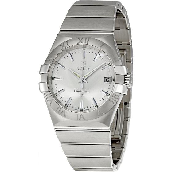 Omega Men's 123.10.35.60.02.001 Constellation 09 Silver Dial Watch