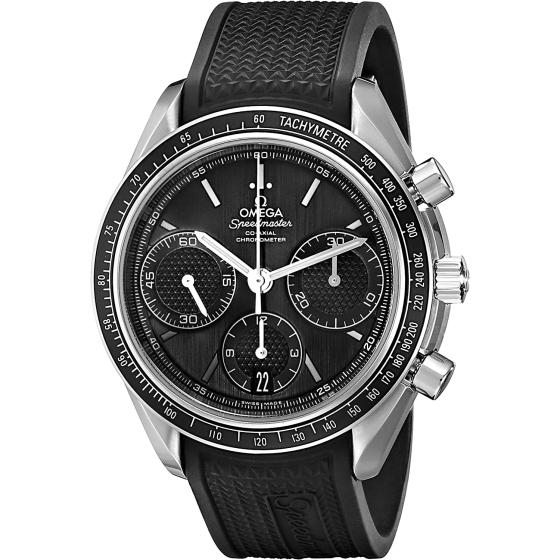 Omega Men's 32632405001001 Speed Master Analog Display Automatic Self Wind Black Watch