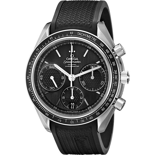 Omega Men's 32632405001001 Speed Master Analog Display Automatic Self Wind Black Watch