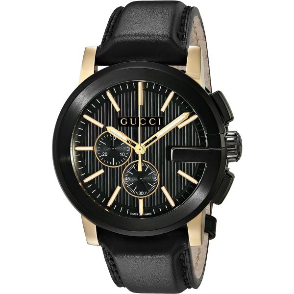 Gucci Gucci G - Chrono Collection Black Mens' Watch(Model:YA101203)