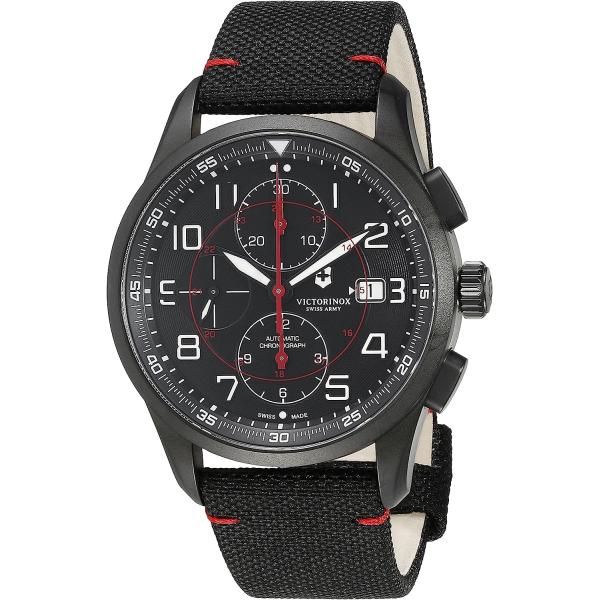 Victorinox Men's 241721 AirBoss Analog Display Swiss Automatic Black Watch