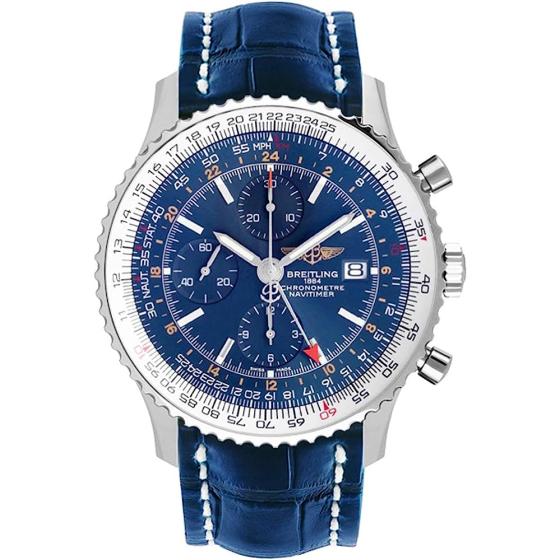 Breitling Navitimer World Blue Dial Men's Watch A2432212/C651-746P