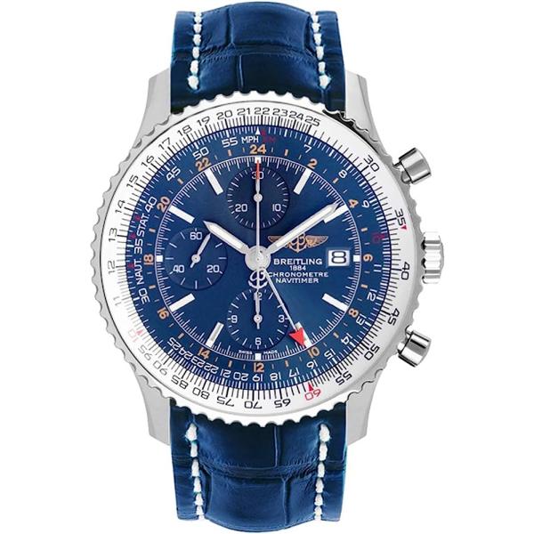 Breitling Navitimer World Blue Dial Men's Watch A2432212/C651-746P